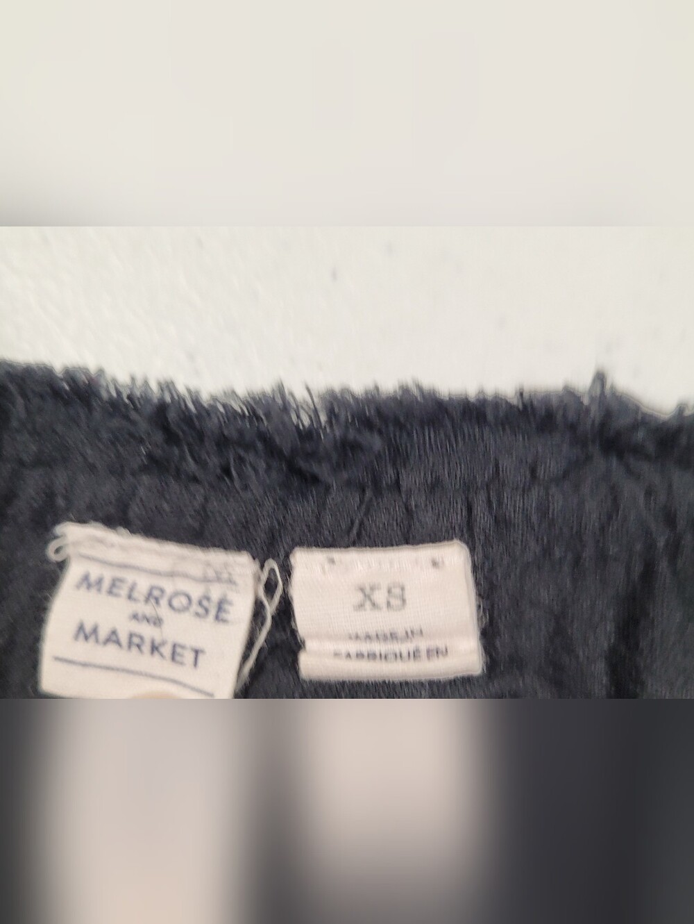 Melrose and Market Charcoal Smocked Peasant Tunic - Picture 2 of 3